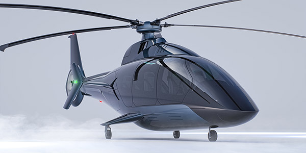 AVAYU Mistral rotorcraft studio view